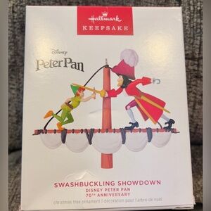 NIB Hallmark Keepsake Peter Pan and Captain Hook Ornament!